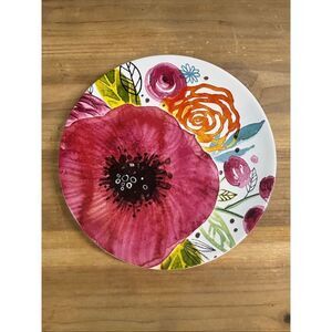 Certified International "Poppy" salad plate 9” by Jennifer Wambach